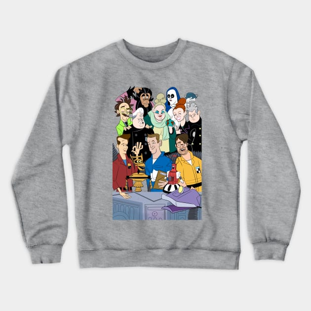 MST3K Animated Crewneck Sweatshirt by HeroInstitute